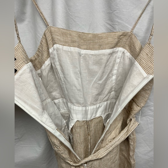 J Crew size 4 linen jumpsuit - Picture 3 of 7